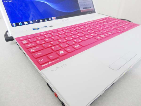 SONY VAIO VPCEB28FJ VPCEB29FJ 新品キーボードカバー ピンク(15インチ 