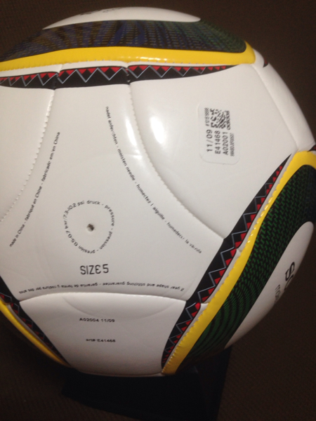 南アフリカW杯公式球 ジャブラニ JABULANI SONYモデル レプリカ(5号