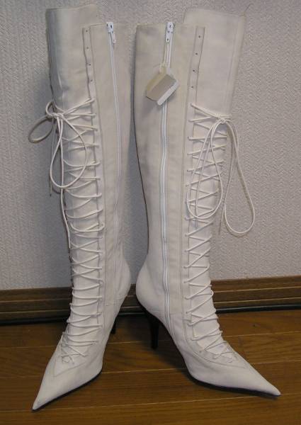 ★◆未使用タグ付きvero cuoio 本革 ロングブーツ サイズ37◆★