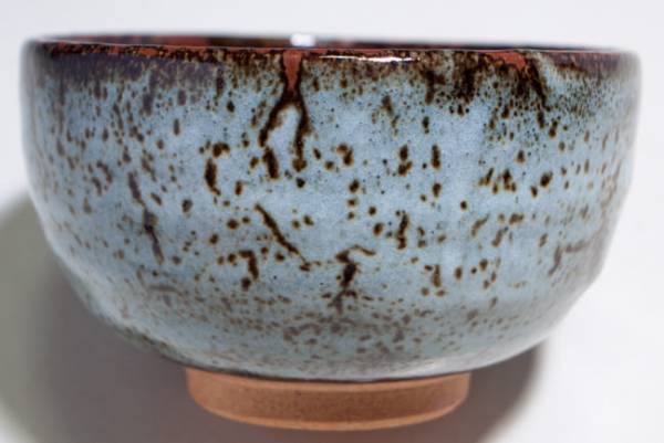 笠間焼 奥田巌 造 抹茶碗 茶道具 茨城県(焼締め、自然釉)｜売買された 