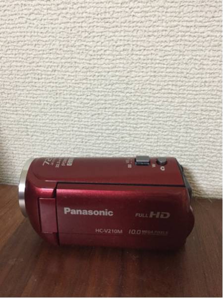 panasonicデジタルハイビジョンカメラHC-V210M 8GB レッド新品