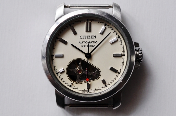 シチズンCITIZEN◇自動巻き 両面スケルトン ジャンク8228-S82728