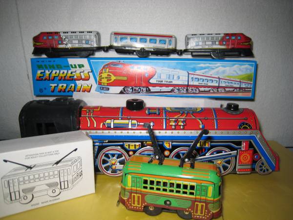 ブリキ列車wind Up おもちゃ 箱付き電車 ブリキ汽車 駄菓子屋 その他 売買されたオークション情報 Yahooの商品情報をアーカイブ公開 オークファン Aucfan Com
