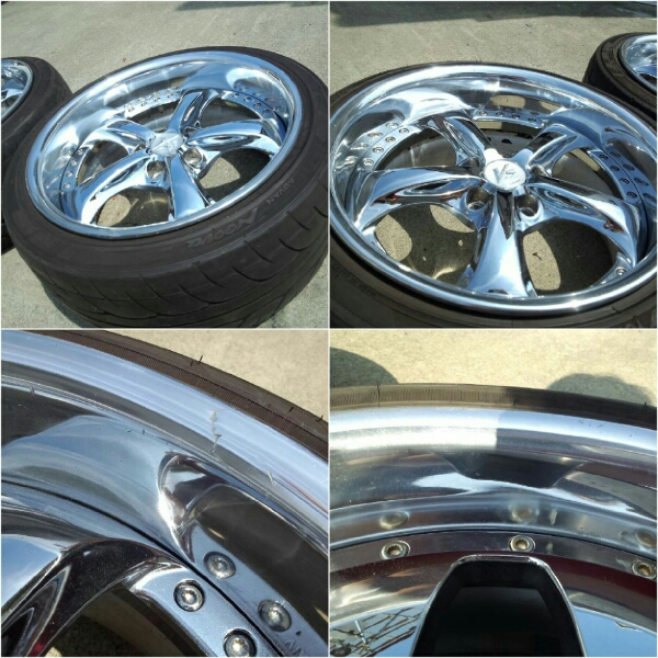 希少廃盤！WORKワークVS-KF 17インチ9J+22深リム☆GT-Rサイズ2本