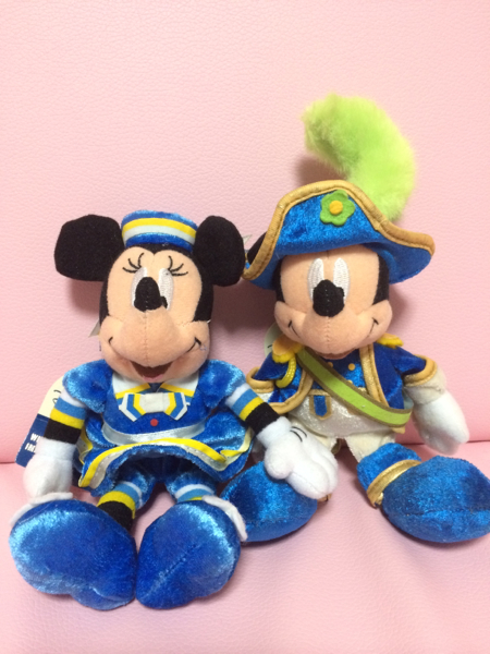 TDS ディズニーシー 提督ミッキー＆ミニー ぬいぐるみオルゴール