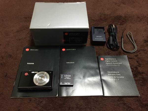 【美品♪】☆LEICA　C-LUX　3　ブラック　中古☆
