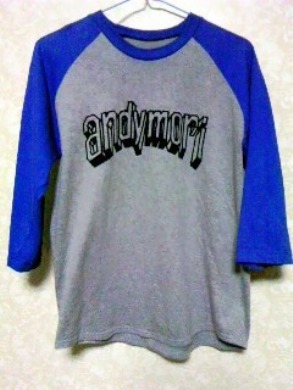 ◇貴重◇andymori◇初期・ラグランTシャツ◇アンディモリ◇(Tシャツ