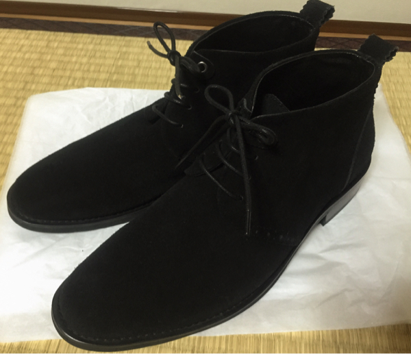 美品☆WOUFO ウォウフォ 正規品 スエード チャッカブーツ 42 27
