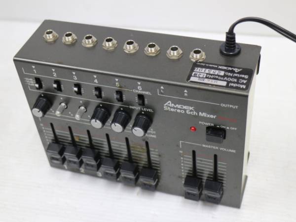 AMDEK MXK-600 ステレオ 6ch ミキサー 中古(ミキサー)｜売買された