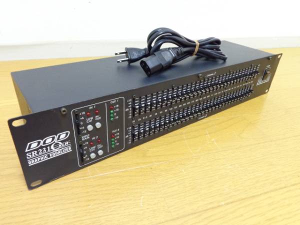 DOD 31バンド グラフィックイコライザー SR231QX ☆DOD SR231Q XLR イコライザー デュアル31バンド動作品