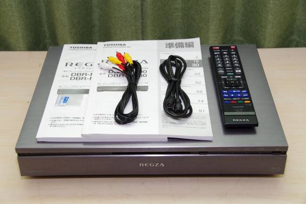 テレビ・映像機器 REGZA DISC RECORDER DBR-M190タイムマシン説明書ネット