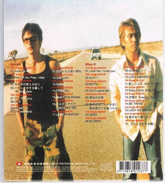 CD♪B'z/2000BEST♪2枚組34曲(B'z)｜売買されたオークション情報
