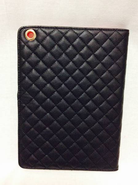 【最新】シャネル風ストーン付き★黒★iPad2/3/4カバーケース_2