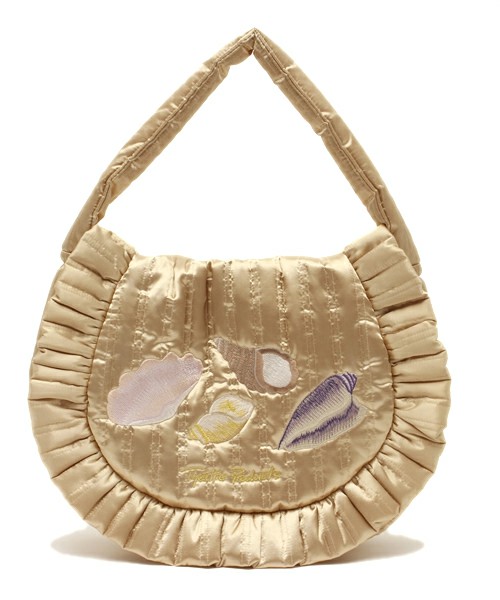 THEATRE PRODUCTS　キルティングサテン シェルバッグ　