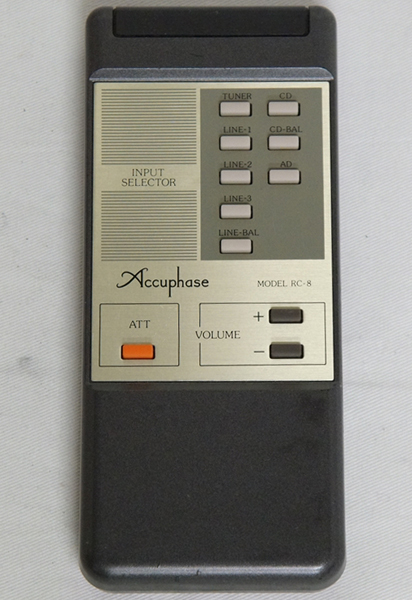 □Accuphase アキュフェーズ E-305V用リモコン RC-8(アキュフェーズ  