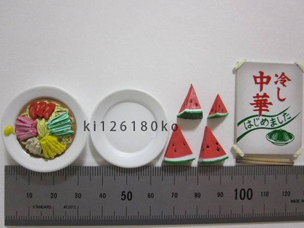 ミニチュア冷し中華　メガハウス　夏のおもいで_2