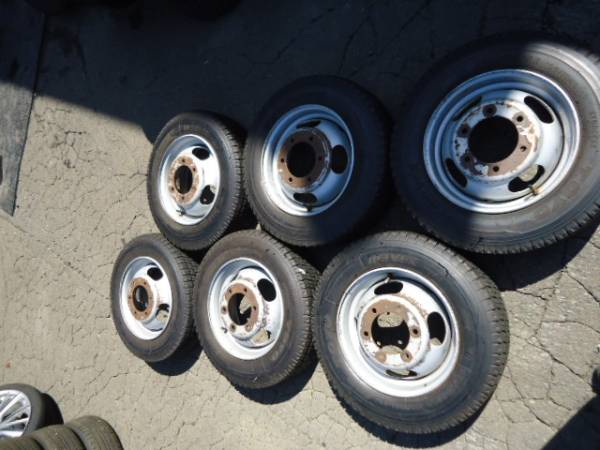 パ240　■185/70Ｒ15.5　6本価格■　三菱用ホイール付き