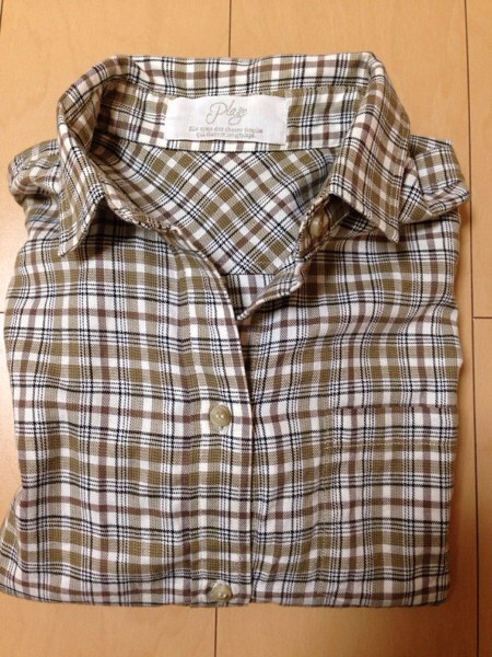 美品 plage オリジナル コットン シャツ チュニック えみり