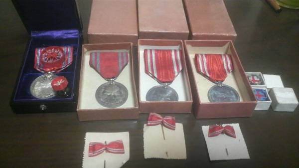 明治21年日本赤十字社特別社員章他略章など貴重品一式