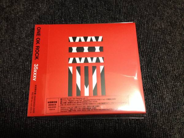 新品 未開封 ONE OK ROCK 35xxxv 初回限定盤 (CD+DVD)
