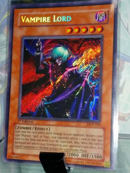 遊戯王 英語 ヴァンパイア ロード 1st Dcr シークレット シク 英語版 売買されたオークション情報 Yahooの商品情報をアーカイブ公開 オークファン Aucfan Com
