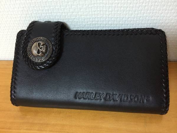 ハーレーダビッドソン レザー 長財布 ハーレー乗り御用達 本革ハーレーダビッドソン長財布日本円対応(財布