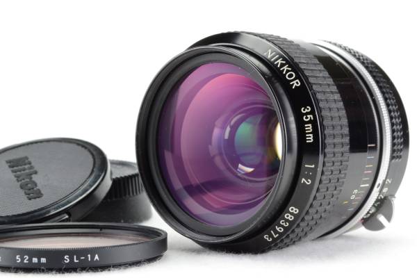 ★極上★ニコン Nikon 非Ai NIKKOR 35mm F2 ☆美品！☆ニコン Nikon New Nikkor 35mm F2 非Ai☆極上光学♪ Nikon