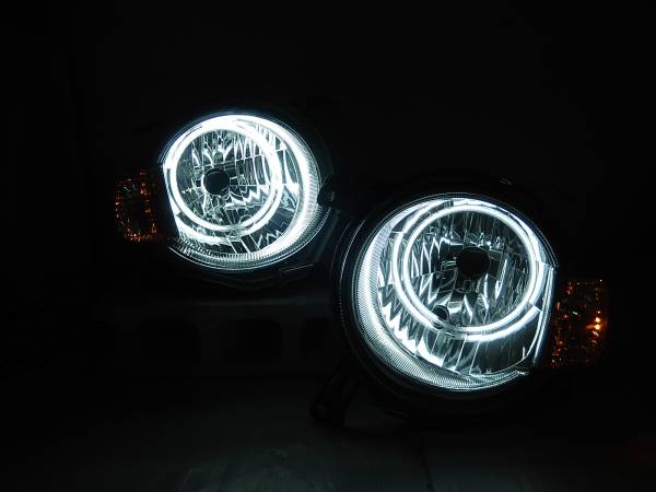 L675S ミラココア CCFLイカリング LEDヘッドライト(ヘッドライト