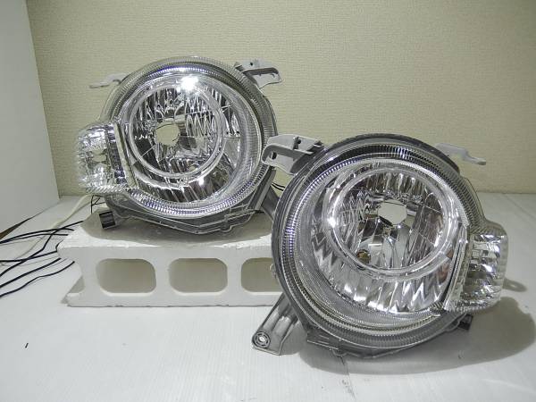 L675S ミラココア CCFLイカリング LEDヘッドライト(ヘッドライト
