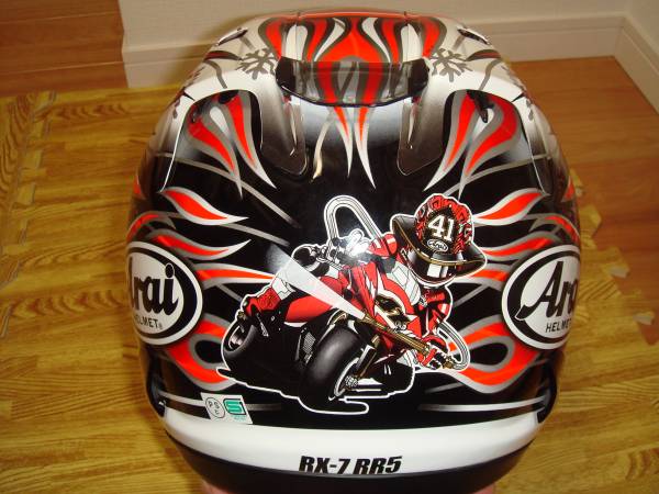 激レア Arai RX-7RR5 芳賀紀行 HAGA レプリカ アライ ハガ 美品(L