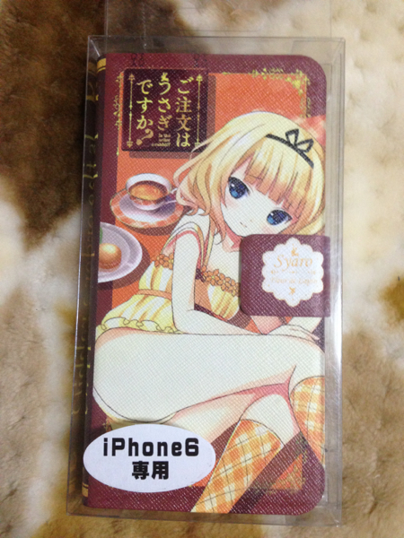 ごちうさ ご注文はうさぎですか？ iPhone6ケース 手帳型 シャロ_1