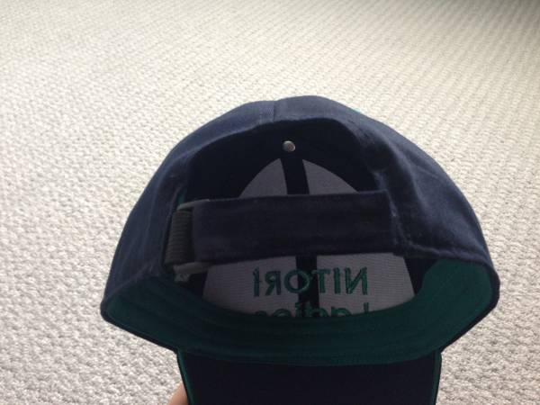 ゴルフ　ニトリレディース　キャップ【紺×緑】_3