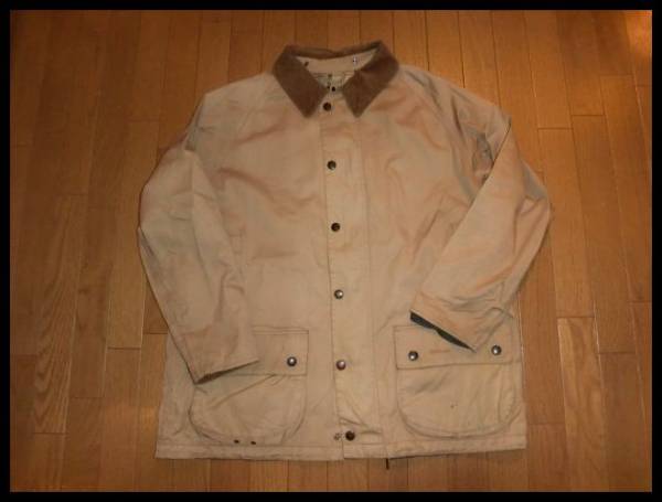 154◆Barbourジャケット◆XL◆ベージュ◆バブアー激安人気2