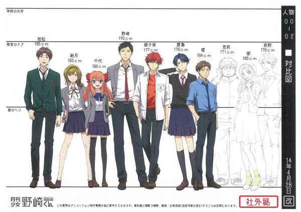 アニメ 月刊少女野崎くん 制作用 設定資料 原画 設定資料集 売買されたオークション情報 Yahooの商品情報をアーカイブ公開 オークファン Aucfan Com