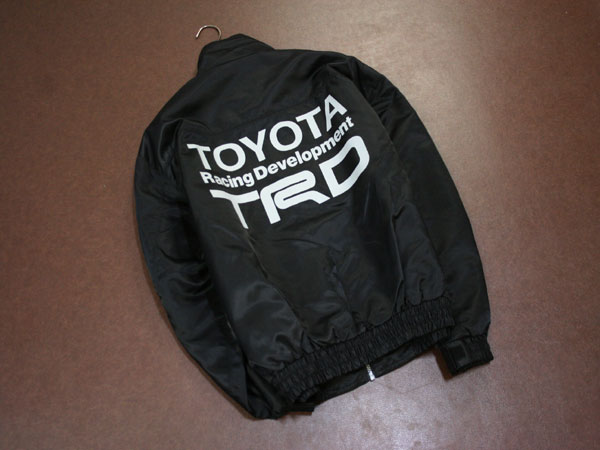 N50★TRDトヨタ ナイロンZIPジャケットM-L程/黒