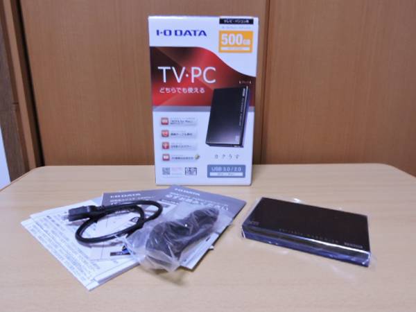 ★☆超高速 HDPC-UT500KC ポータブルハードディスク 500GB☆★