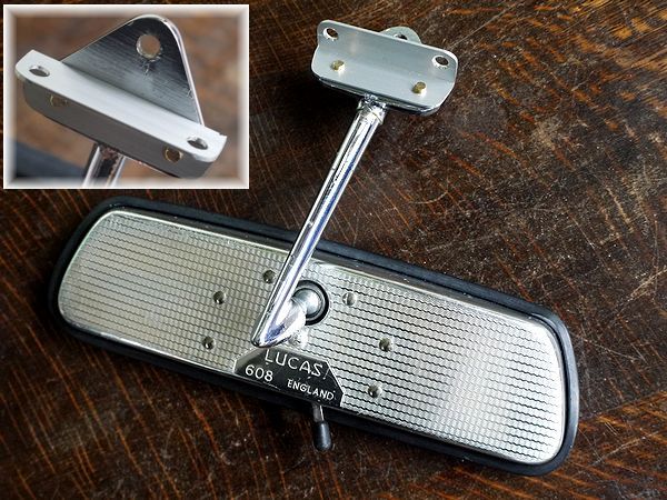 LUCAS ルーカス 608ミラー ミニ用金具 ゴム枠 ワークスミニ BMC(ミニ用 