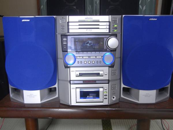 Victor コンパクトコンポーネントMDシステム MX-WMD500 CD/MD/FM/AM 
