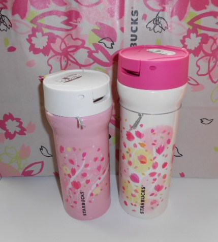 スターバックス2015さくらハンディーステンレスタンブラー2個桜