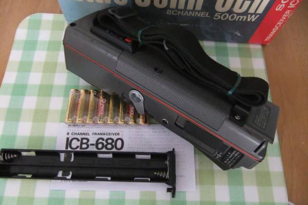 SONY ICB-680 調整済 CB ライセンスフリー 500mW 8ch 水晶交換済