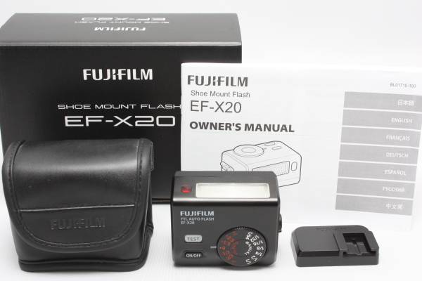 ★極上品★FUJIFILM フジフィルム フラッシュ　EF-X20★元箱★