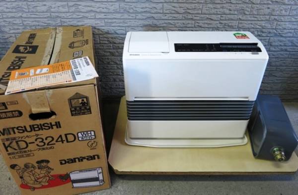 希少/MITSUBISHI/三菱ファンヒーター ダンファン KD-324D 未使用(石油