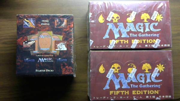 MTGスターターbox 英語4版x1，日本語5版x2