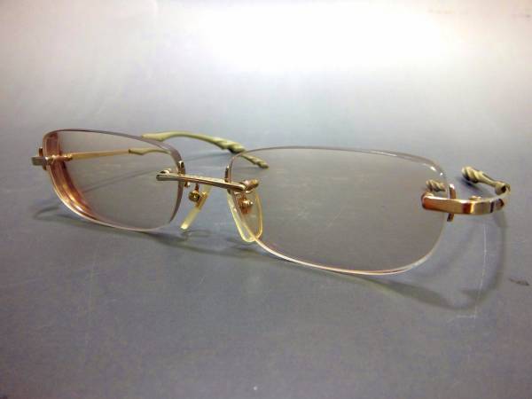 【B23】BVRGARI/ブルガリ　K14WG　メンズ　サングラス