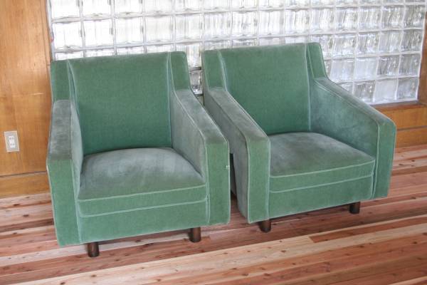 NEJIRO Y777　アンティーク◇アームソファ　1P　ペアセット