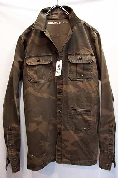 DELAY by WIN&SONS ミリタリーシャツジャケット美品