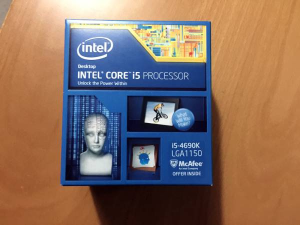 intel core i5 4690K 3.5GHz LGA1150 BOX 未開封