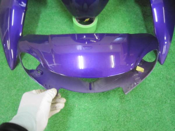 658中古 ジョグ JOG ZRエボ SA16J 外装セット 紫(セット)|売買 658中古 ジョグ JOG ZRエボ SA16J 外装セット 紫(セット)|売買
