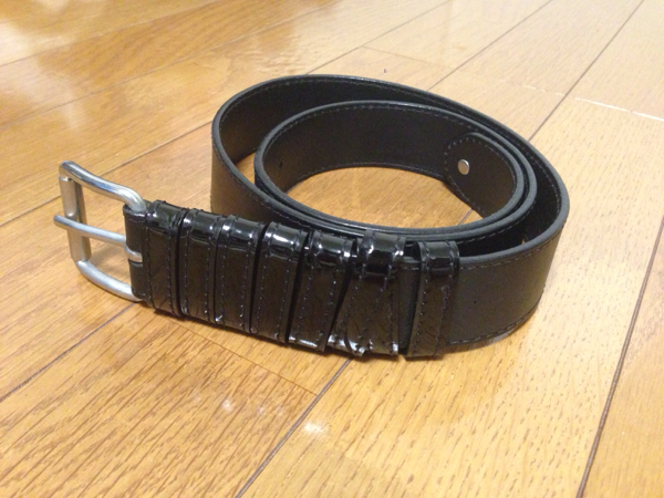 KRIS VAN ASSCHE クリスヴァンアッシュ エナメル ベルト