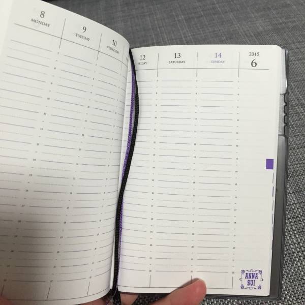 Annasuiアナスイノベルティ15年スケジュール帳ダイアリー手帳 その他 売買されたオークション情報 Yahooの商品情報をアーカイブ公開 オークファン Aucfan Com